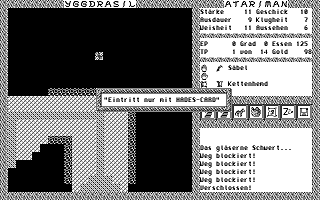 Gläserne Schwert (Das) atari screenshot